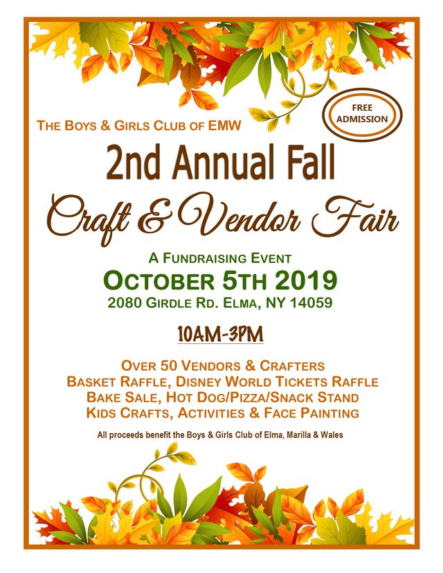 Fall Craft & Vendor Fair 2019 Western New York Family Magazine